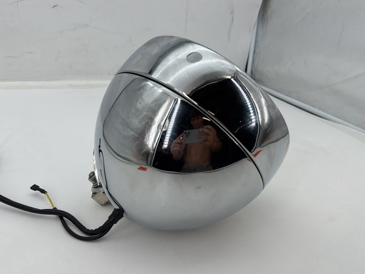 2007 Harley Softail Heritage Classic FLSTC OEM Headlight Headlamp Head Light Halogen