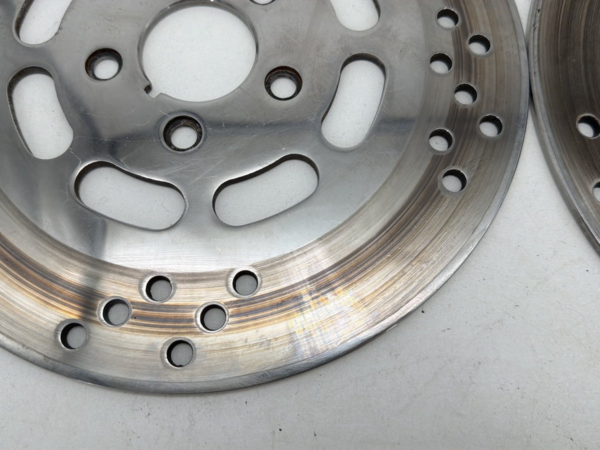 1990 Harley Electra Glide Touring Sport OEM Front Brake Rotors Disc Pair