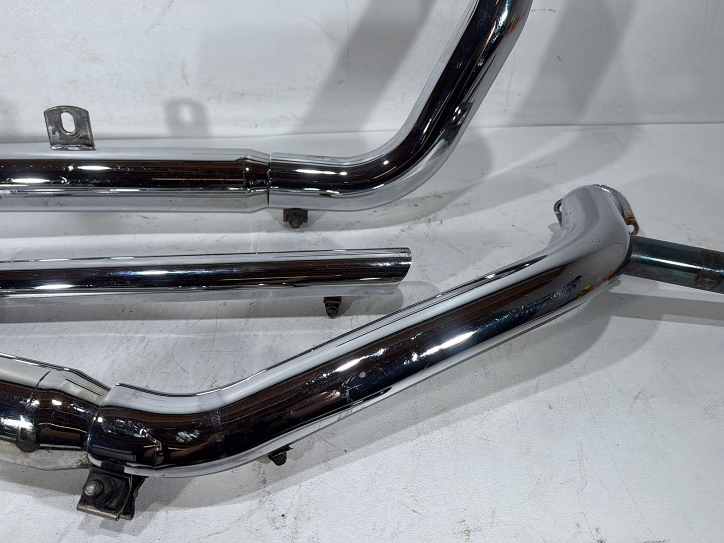 2001 Harley Sportster 88 XLH883 Exhaust Header Muffler Pipes Screamin Eagle SCRATCHED