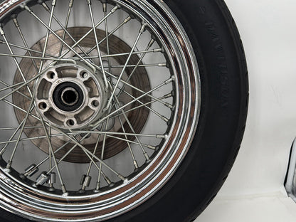 1999 - 2006 Harley-Davidson Dyna Wide Glide Rear Wheel Rim Tire Spoked 40975-86C