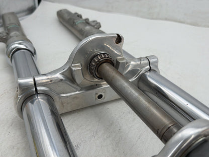 2009 Harley Dyna Street Bob FXDB OEM Front Triple Tree Set & LH RH Fork Legs Sliders