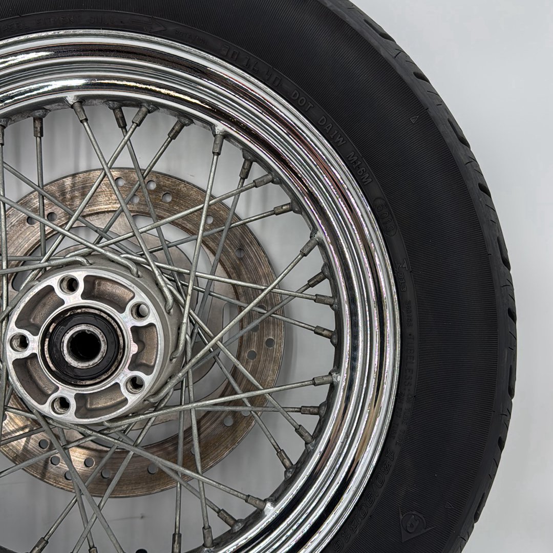 1991 - 2003 Harley-Davidson Sportster Base 1200 Rear Wheel Rim Tire Spoked  	40975-05A