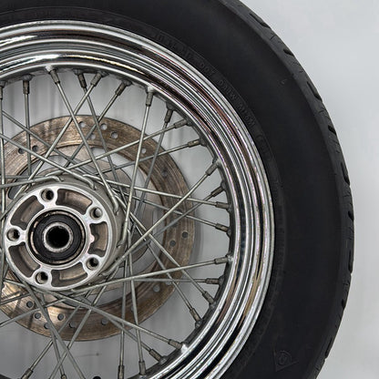 1991 - 2003 Harley-Davidson Sportster Base 1200 Rear Wheel Rim Tire Spoked  	40975-05A