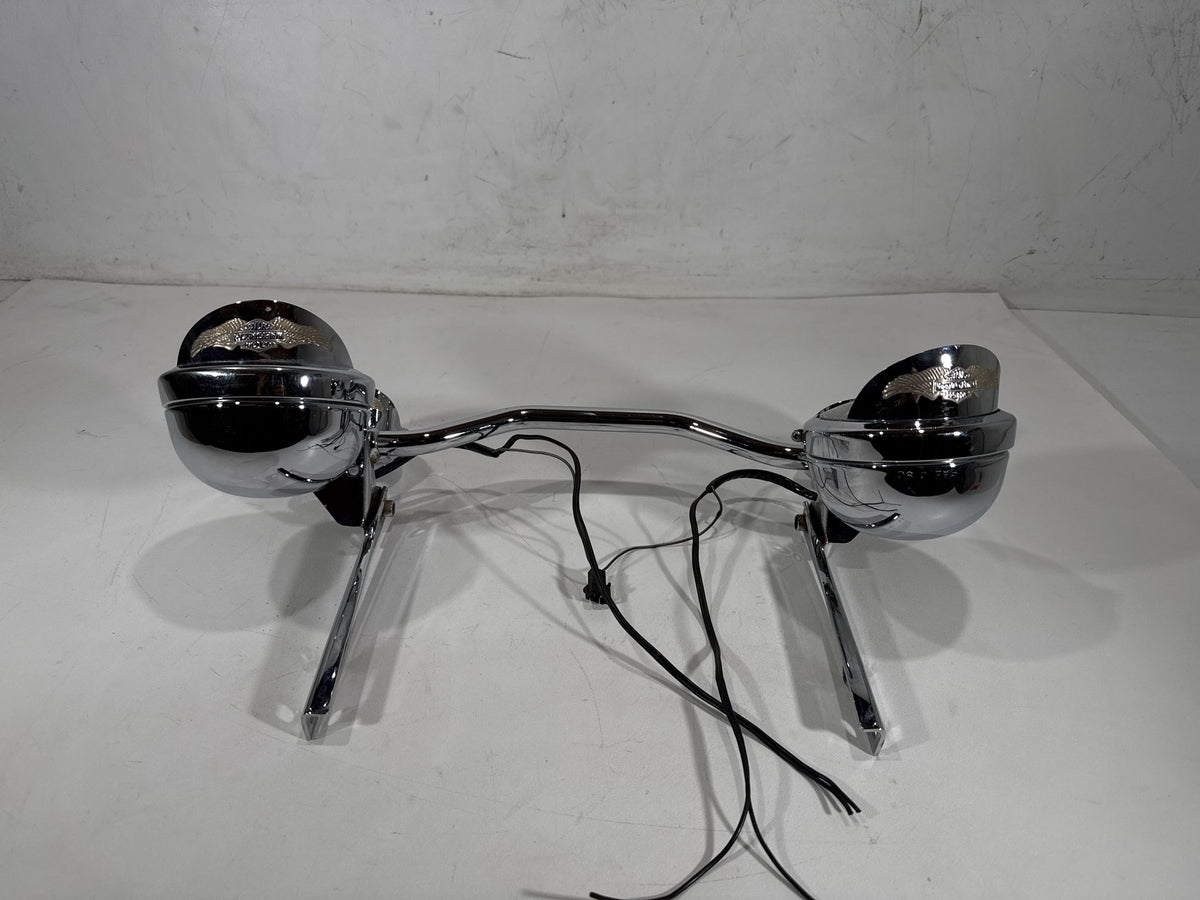 1995 Harley Heritage Softail Classic Front Turn Signal Indicators Aux Light Bar