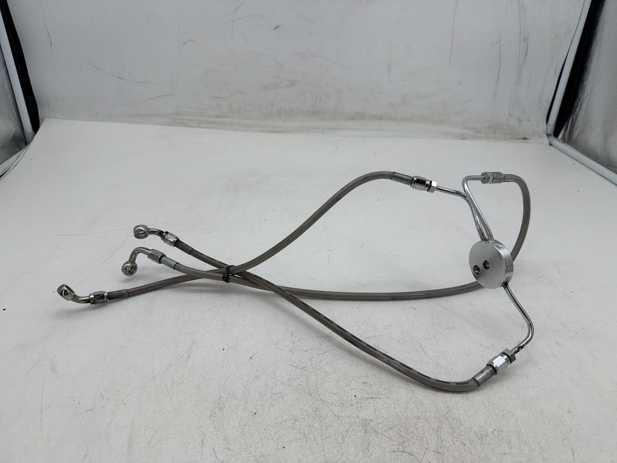 2006 Harley Street Glide Touring FLHX OEM Front Brake Hose Line Pipe