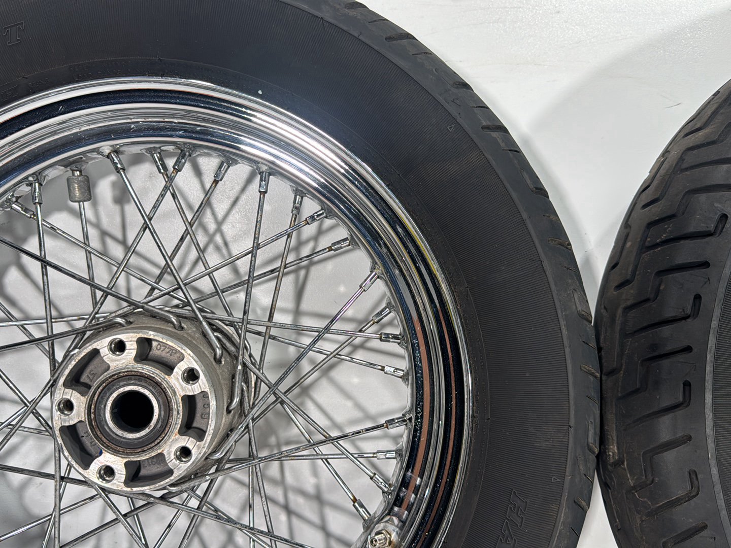 2013 Harley Heritage Softail Classic FLSTC OEM Front Rear Wheel Rim Tire Spoked