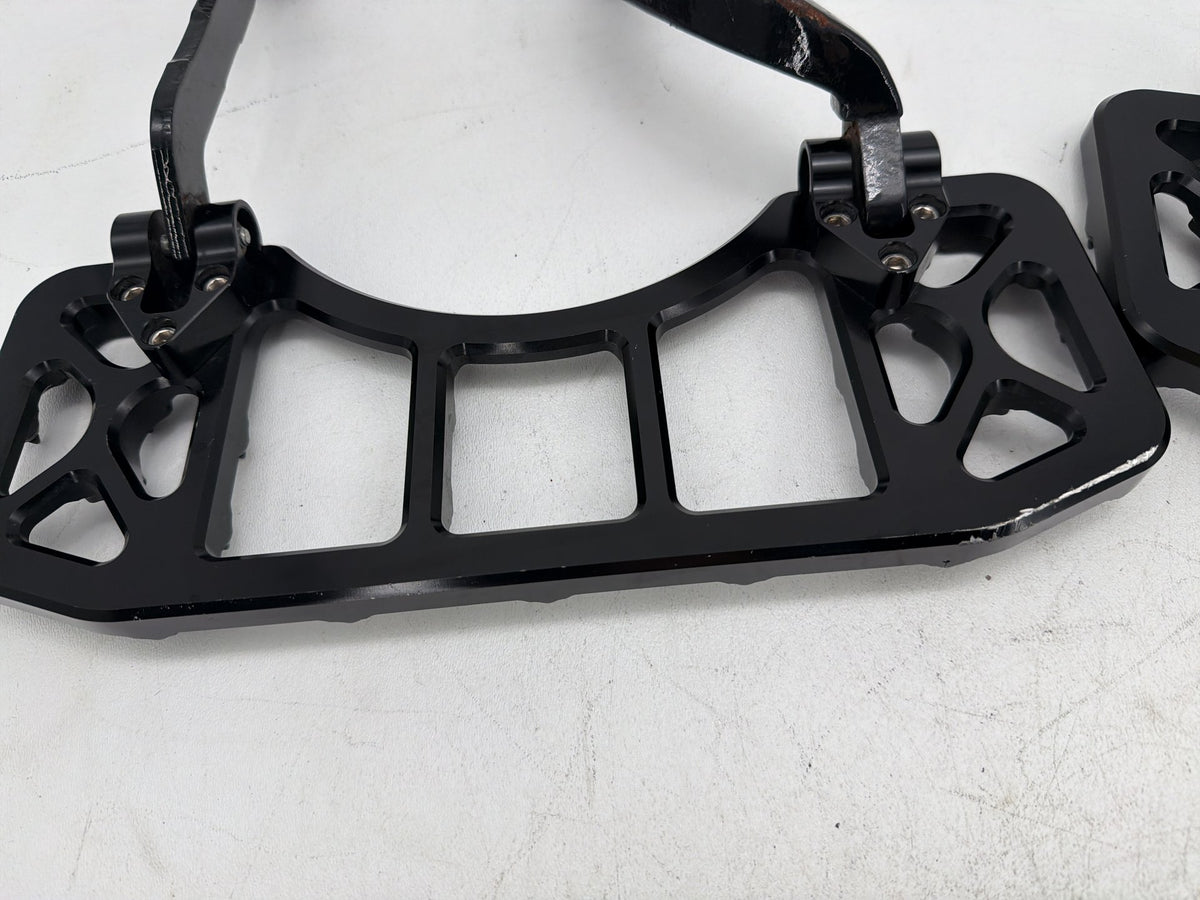06 Harley Street Glide Touring Left Right Driver Floorboard Foot Rest CNC Billet