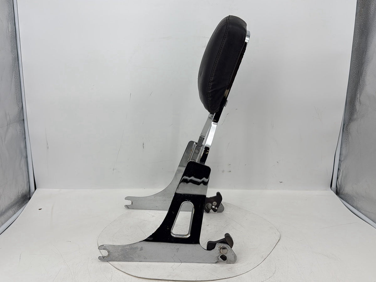 2009 Harley Dyna FXD Super Glide OEM Rear Sissy Bar w/ Backrest Cushion Pad