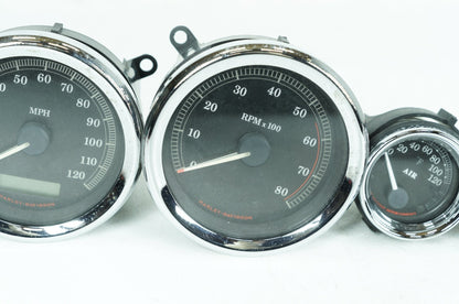 2007 - 2012 Harley-Davidson Touring Electra Glide Ultra Air Oil Volt Fuel Tacho Speedo Gauges 67349-08