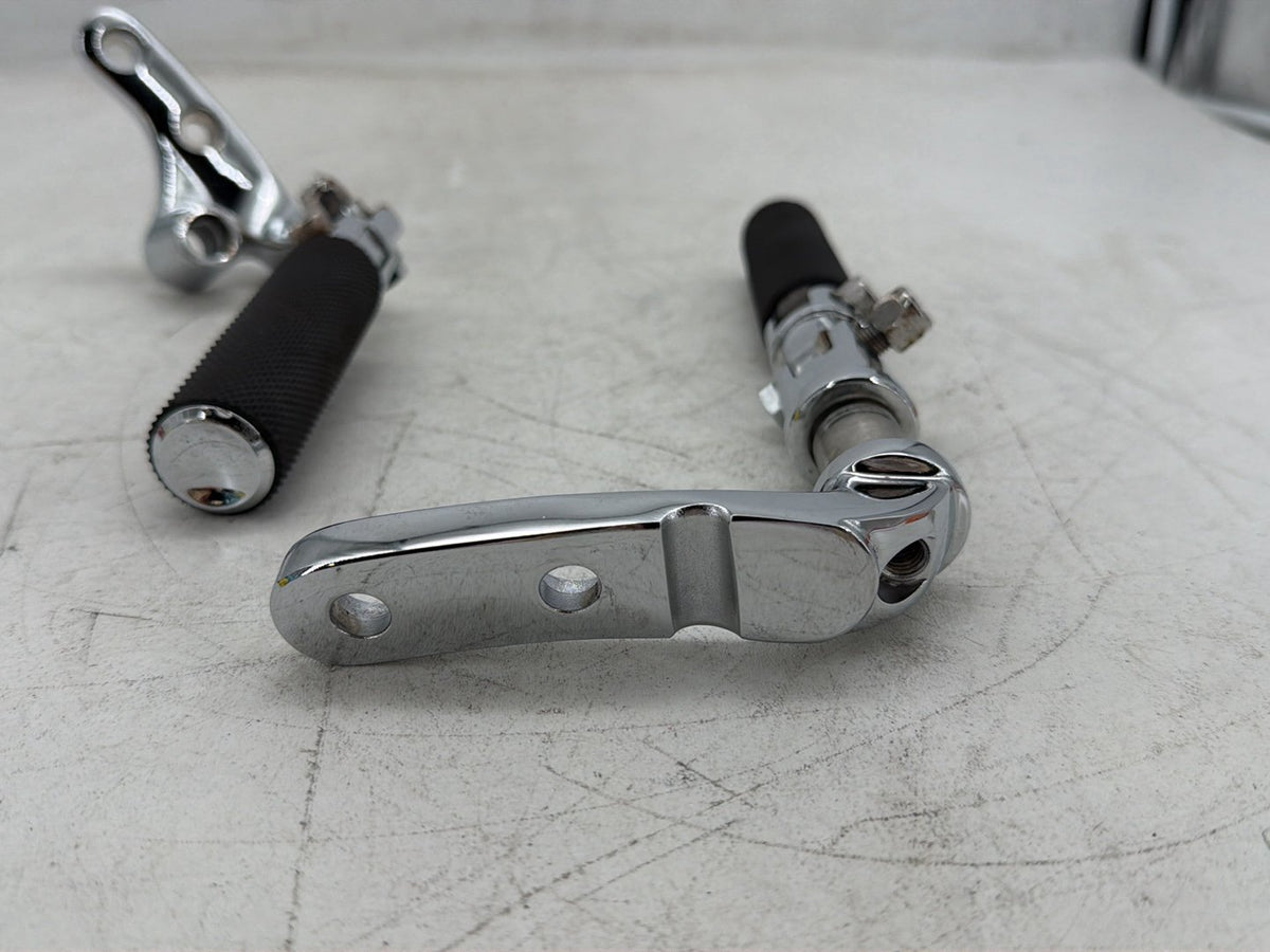 2014 Harley Dyna Low Rider FXDL OEM Left & Right Driver Step Foot Rest Pegs
