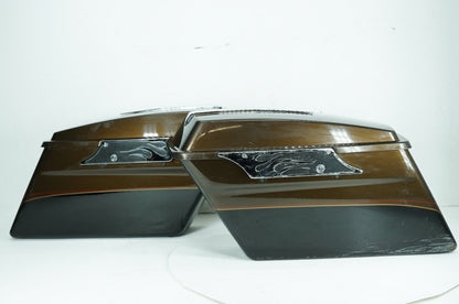 2008 - 2016 Harley-Davidson Touring Electra Ultra Left Right Saddlebags Luggage NOKey 90752-93
