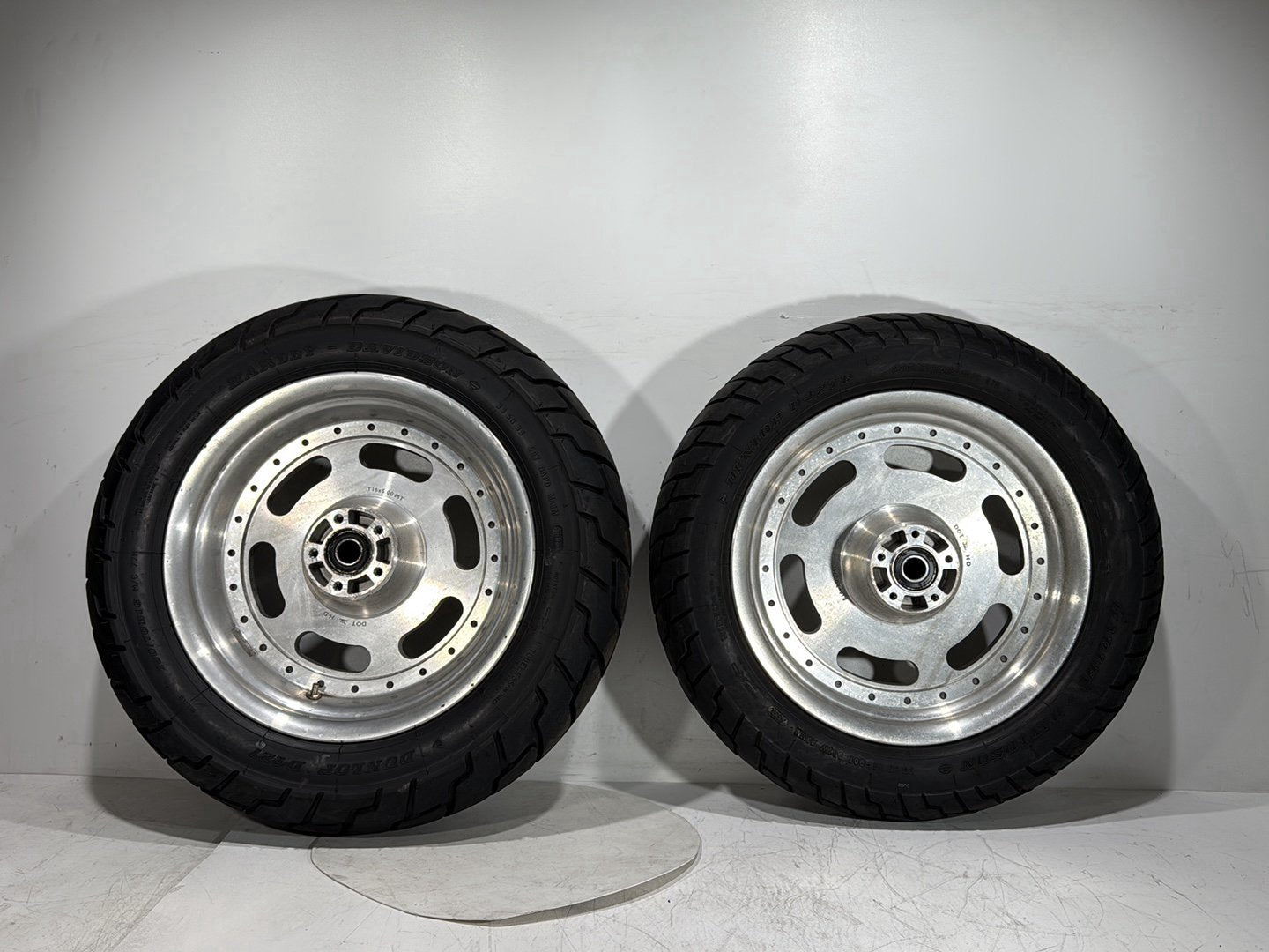 2010 Harley Dyna Fat Bob FXDF OEM Front & Rear Wheel Rim Tire 16"