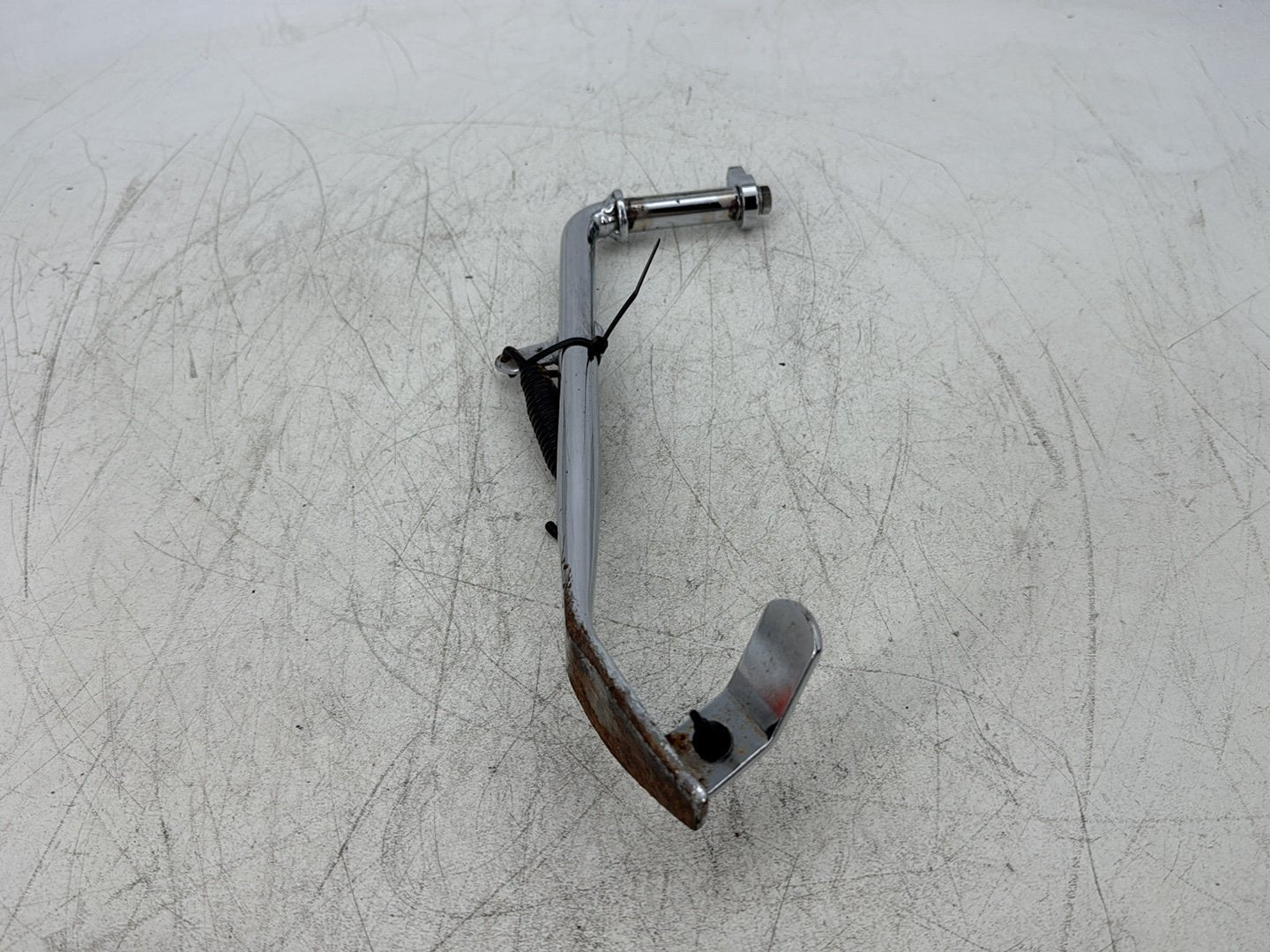 2000 Harley Softail FLSTC Heritage Classic OEM Left Side Jiffy Kick Stand & Spring