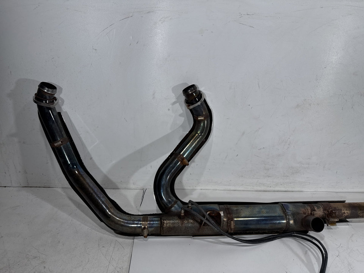 2011 Harley Road King Touring FLHR OEM Exhaust Header 1 Pipe Muffler