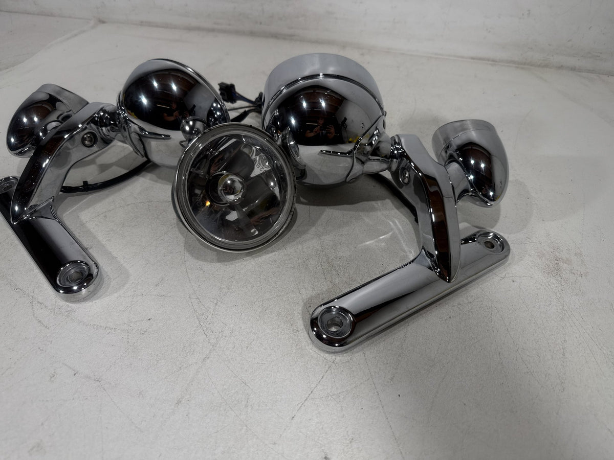 04 Harley Electra Glide CVO Screamin OEM Front Left Right Turn Signal Indicators