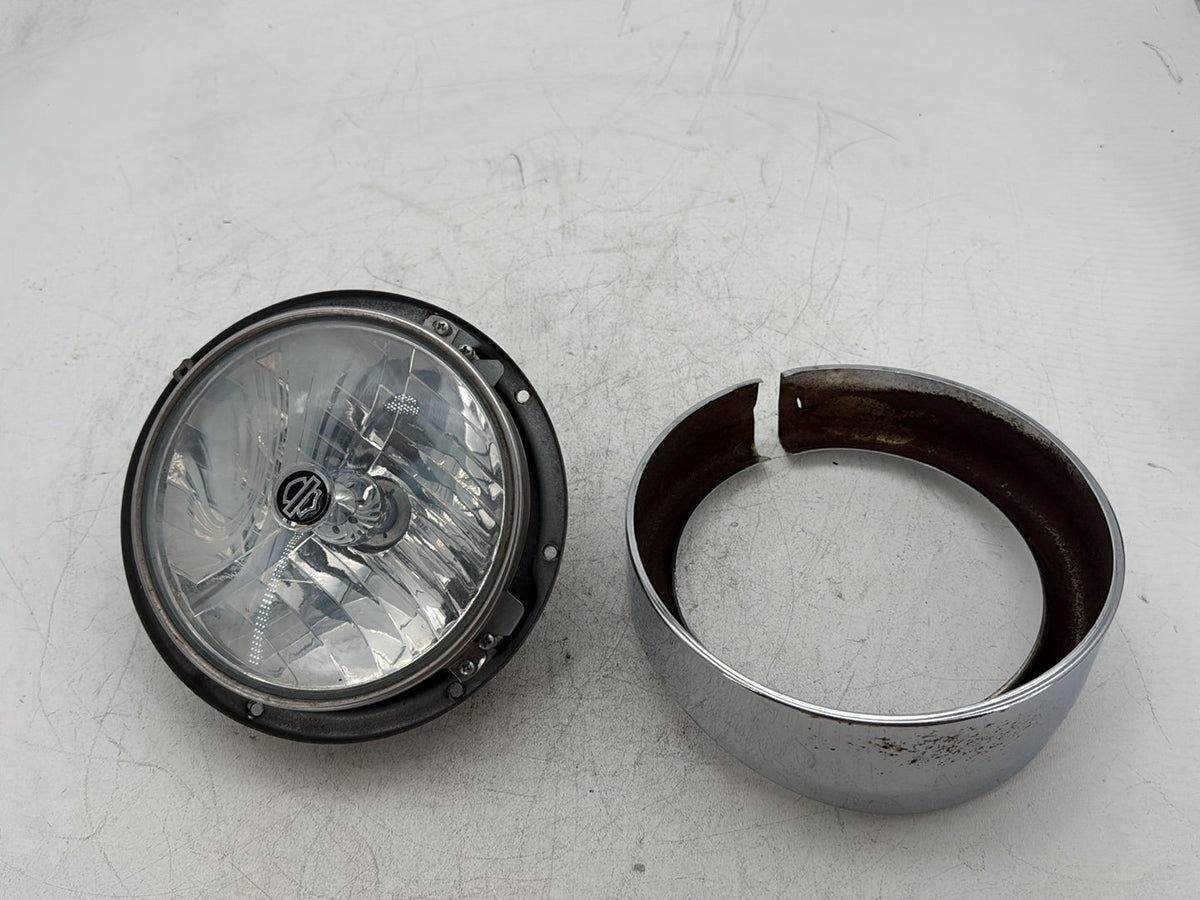 2010 Harley Road King Touring Classic OEM Headlight Headlamp Head Light Halogen