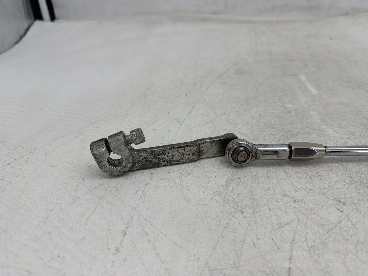 2001 Harley Fat Boy Softail FLSTF OEM Gear Shifter Lever w/ Rod linkage