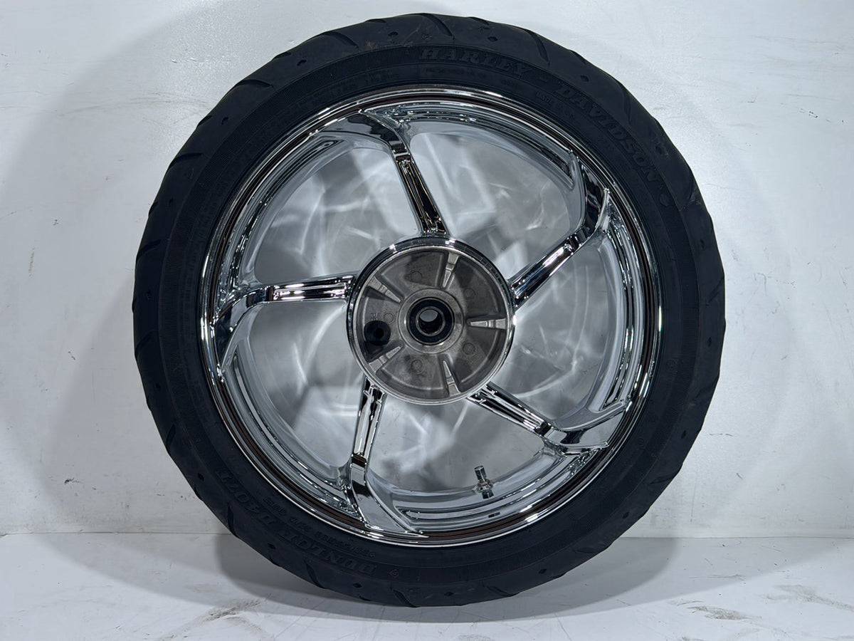 2014 Harley Street Glide Touring FLHXS Rear Wheel Rim Tire Agitator Chrome 18"