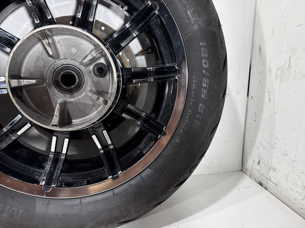 2014 Harley Electra Glide Touring OEM Front & Rear Wheel Rim Tire ABS 16" 17"