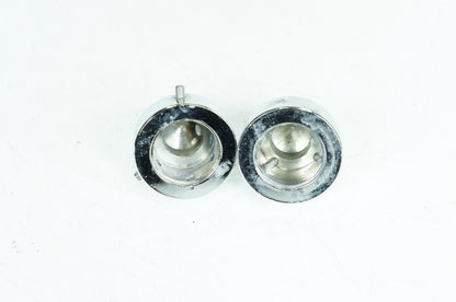 1984 - 1998 Harley-Davidson Touring Electra Glide Ultra Rear Wheel Axle Nut Covers Caps LA Choppers Spike