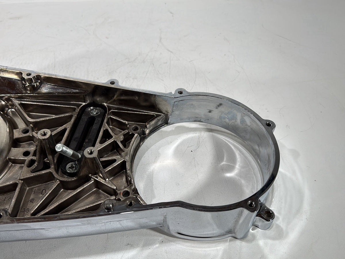 1998 Harley Softail Custom FXSTC OEM Inner Primary Clutch Cover CHROME Peeling