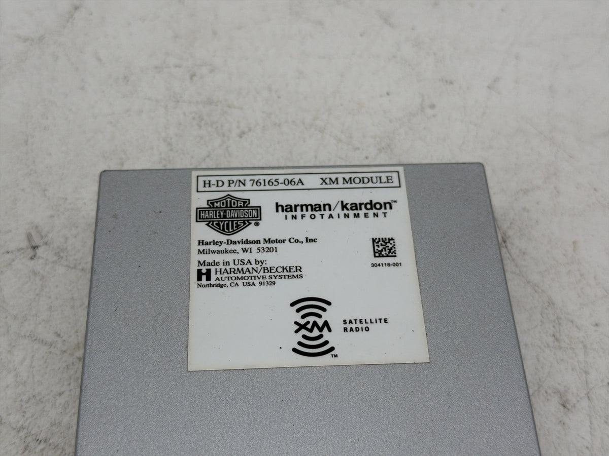 07 Harley Electra Touring CVO Eagle OEM XM Harman Kardon Radio Module 76165-06A