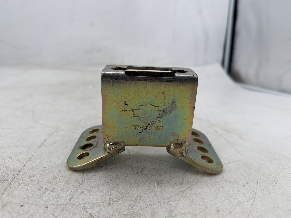 2009 Harley Electra Glide Touring CVO Front Driver Rider Backrest Bracket Mount