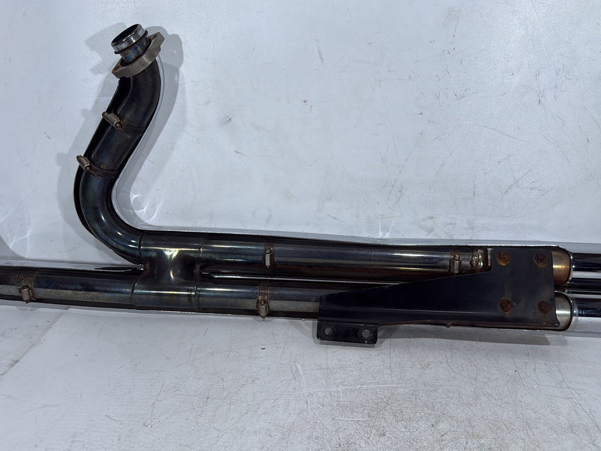 2005 Harley Softail Fat Boy FLSTF OEM Exhaust Header Pipes Vance & Hines