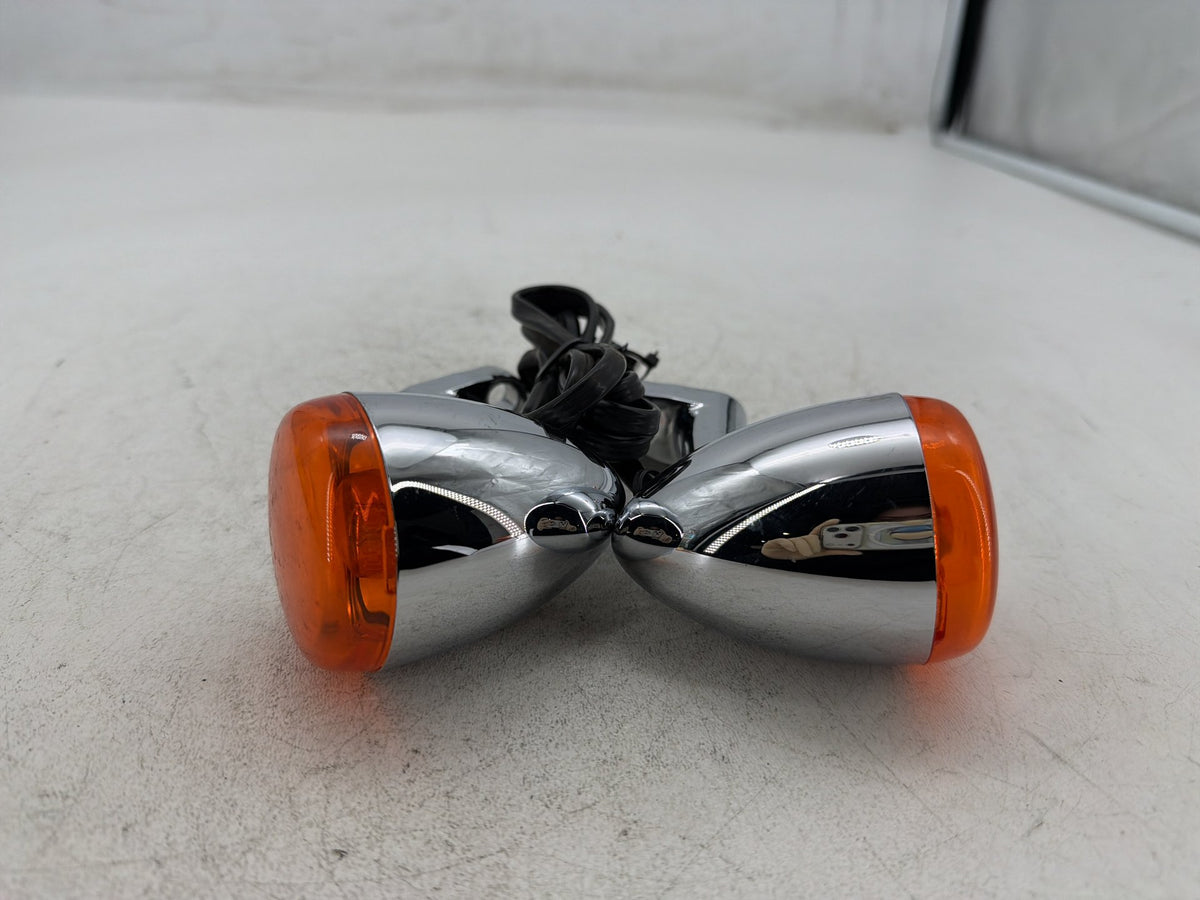 2005 Harley Dyna Super Glide Custom OEM Front Left Right Turn Signal Indicators