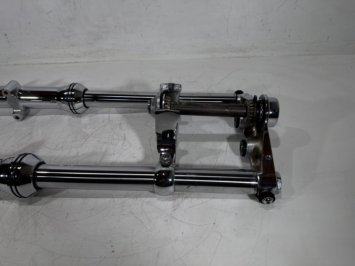 2001 Harley Softail Standard OEM Front Triple Tree Set & LH RH Fork Legs Sliders