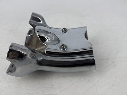 2005 Harley Sportster XL883C 883 Custom OEM Front Handlebar Riser Top Clamp Chrome