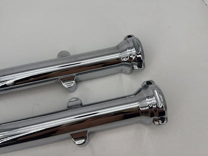 1999 - 2006 Harley-Davidson Dyna Low Rider Front Left & Right Fork Legs Sliders Chrome