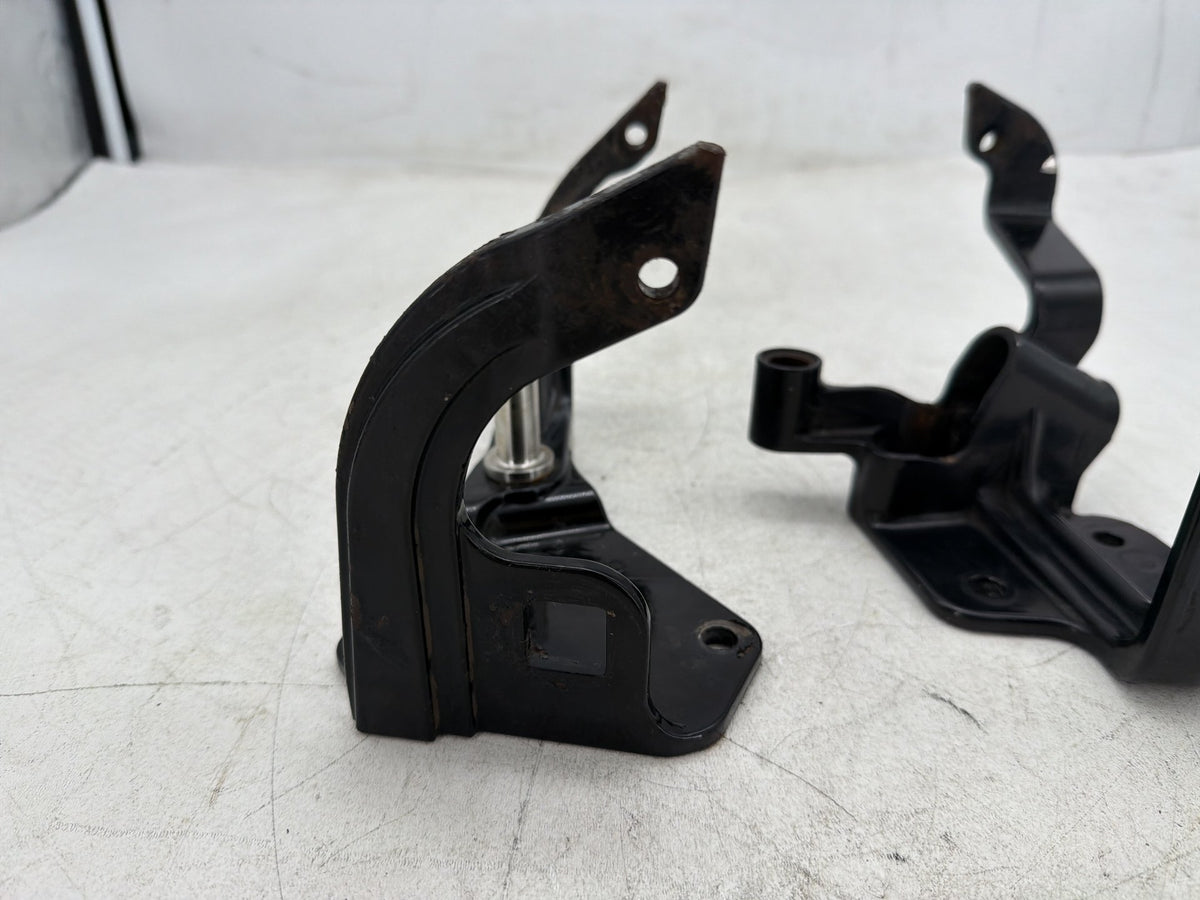 2001 Harley Fat Boy Softail FLSTF OEM Left Right Driver Footpeg Bracket Mounts