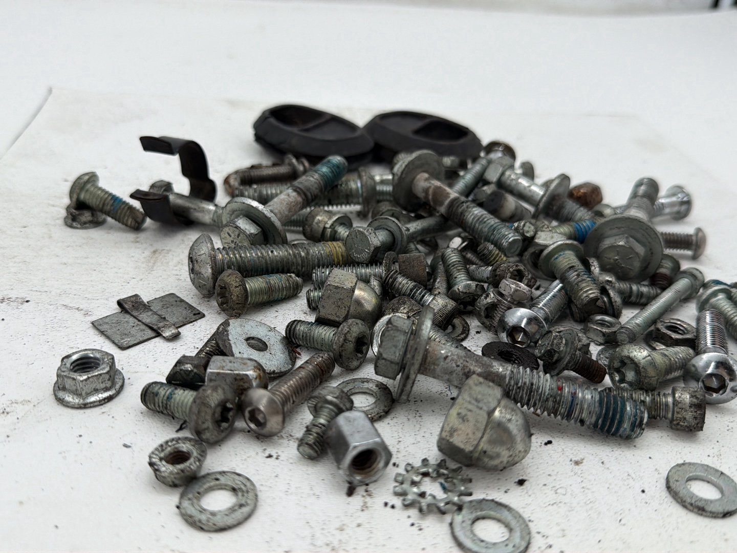 2008 Harley Dyna Fat Bob FXDF OEM Hardware Bolts Nuts & Brackets