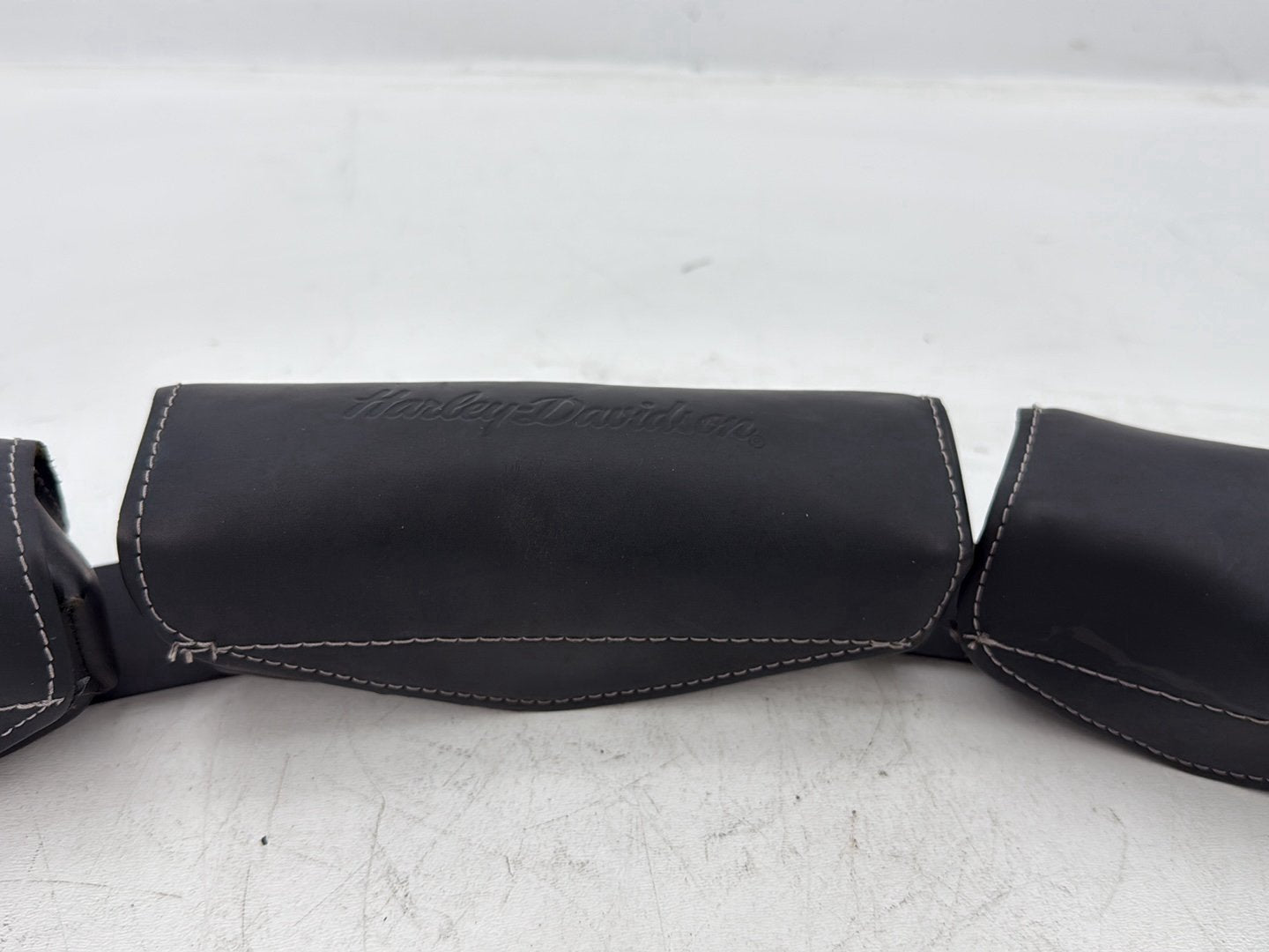 2008 Harley Touring FLHTCU Electra Glide Ultra OEM Front Onboard Tool Bag Leather Storage