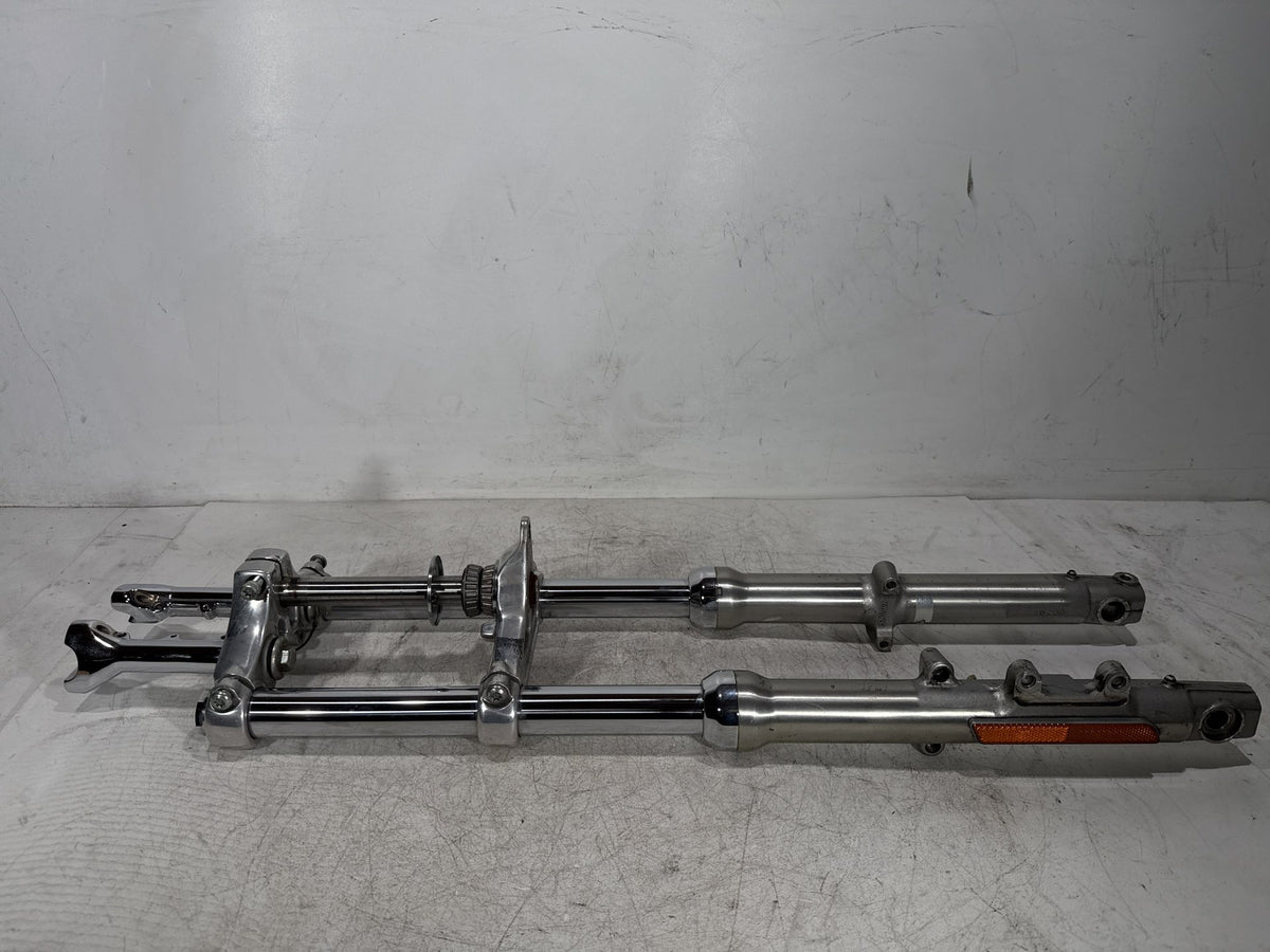 00 Harley Sportster 1200 XL1200C Front Triple Tree Set & LH RH Fork Legs Sliders