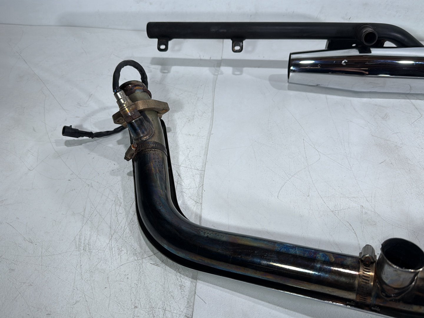 2007 Harley Softail Heritage Classic FLSTC OEM Exhaust Header Pipes Muffler