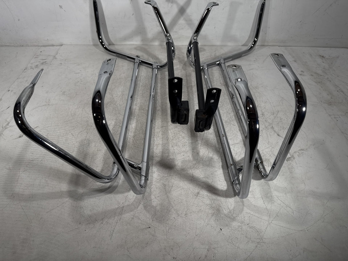 1995 Harley Electra Glide Touring FLHT Rear Left Right Saddlebag Guard Rails Bar