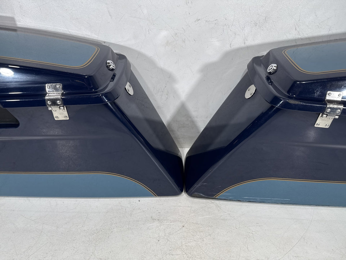 2011 Harley Electra Glide Touring Police OEM Left Right Saddlebags Luggage NOKey