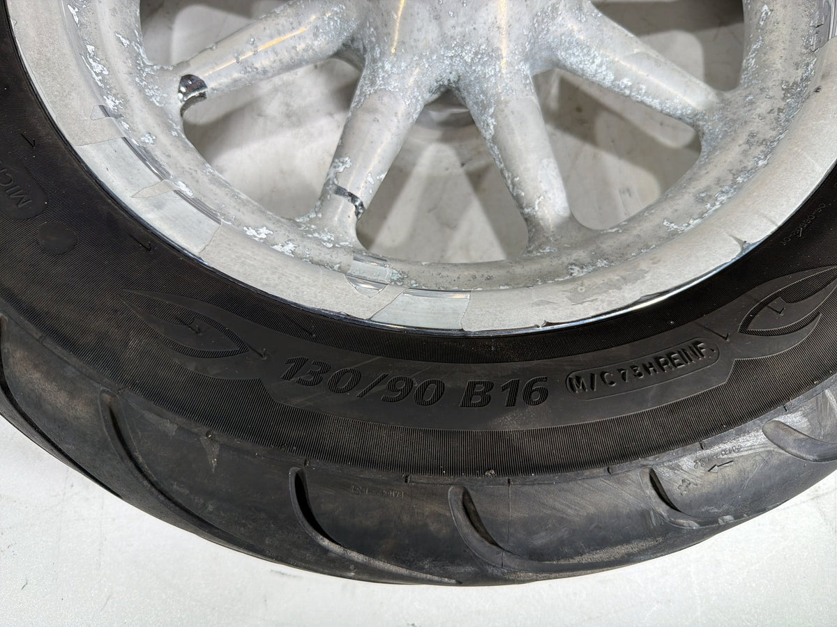 2004 Harley Electra Glide Touring Ultra OEM Front Wheel Rim Tire 130/90B16 16"