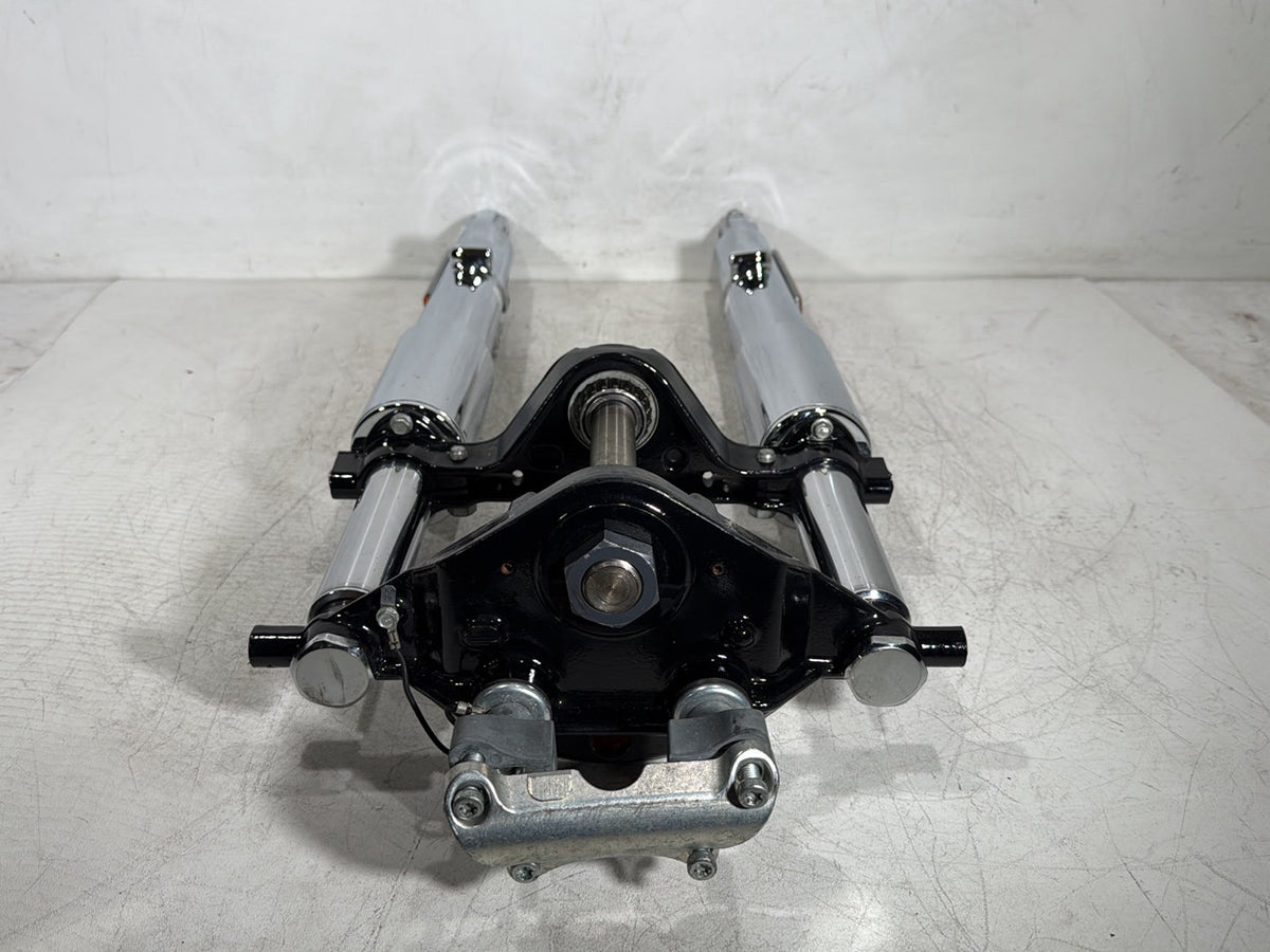 2013 Harley Electra Glide Touring CVO Screamin Eagle OEM Front Triple Tree Set & LH RH Fork Legs Sliders