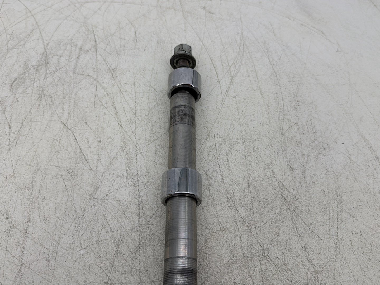 2007 Harley Touring FLHTC Electra Glide Classic OEM Front Wheel Axle Bolt Shaft