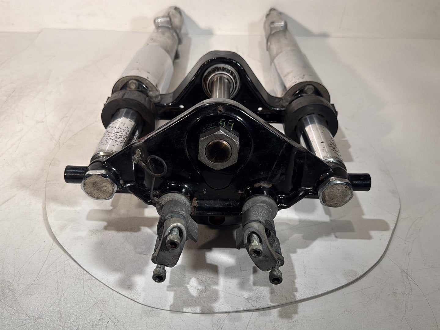 2007 - 2012 Harley-Davidson Touring Street Glide Front Triple Tree Set & LH RH Fork Legs Sliders