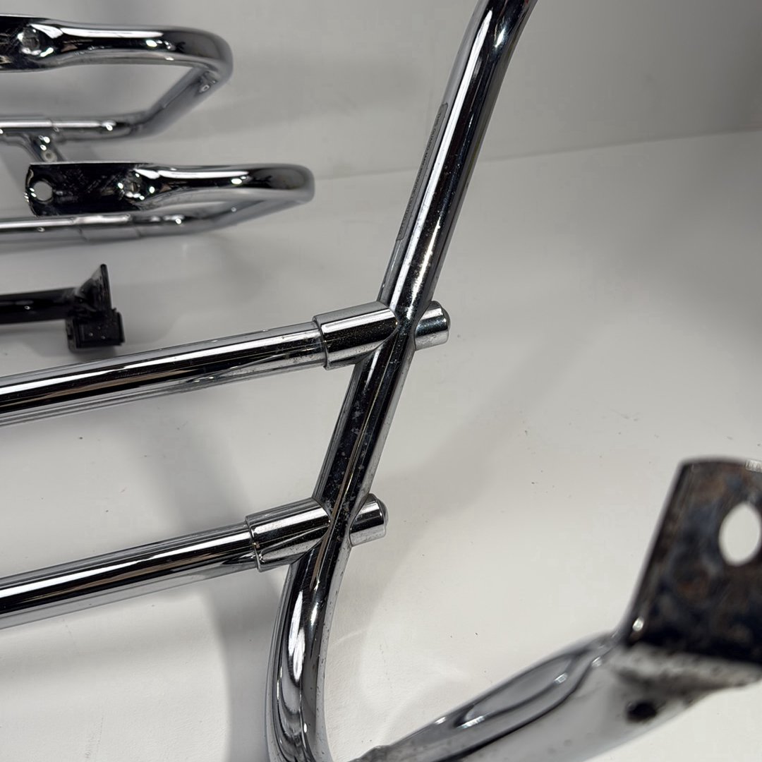 1984 - 1998 Harley-Davidson Touring Road King Police Rear Left Right Saddlebag Guard Rails Bar  	49194-85