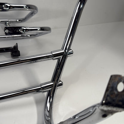 1984 - 1998 Harley-Davidson Touring Road King Police Rear Left Right Saddlebag Guard Rails Bar  	49194-85