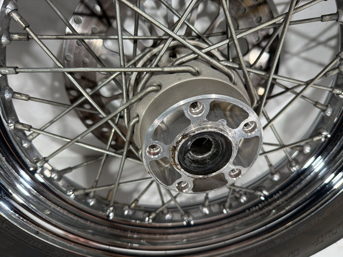 97 Harley Heritage Softail Classic Front Rear Wheel Rim Tire Spoked MT90B16 16"