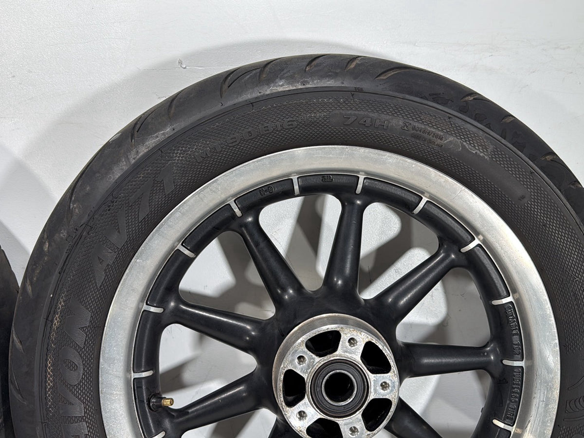 2007 Harley Touring FLHTP Electra Glide Police OEM Front Rear Wheel Rim Tire 16"