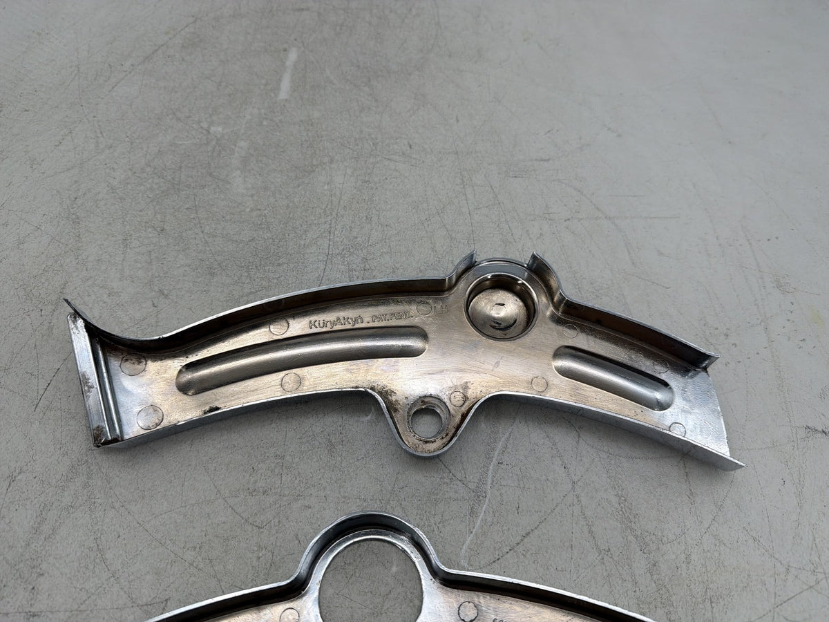 2001 Harley Fat Boy Softail FLSTFI Boomerang Frame Covers Trim Panel Kuryakyn