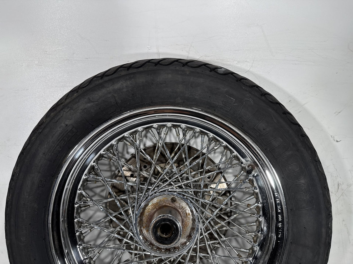 1995 Harley Heritage Softail Classic OEM Front Wheel Rim Tire Spoked MT90B16 16"