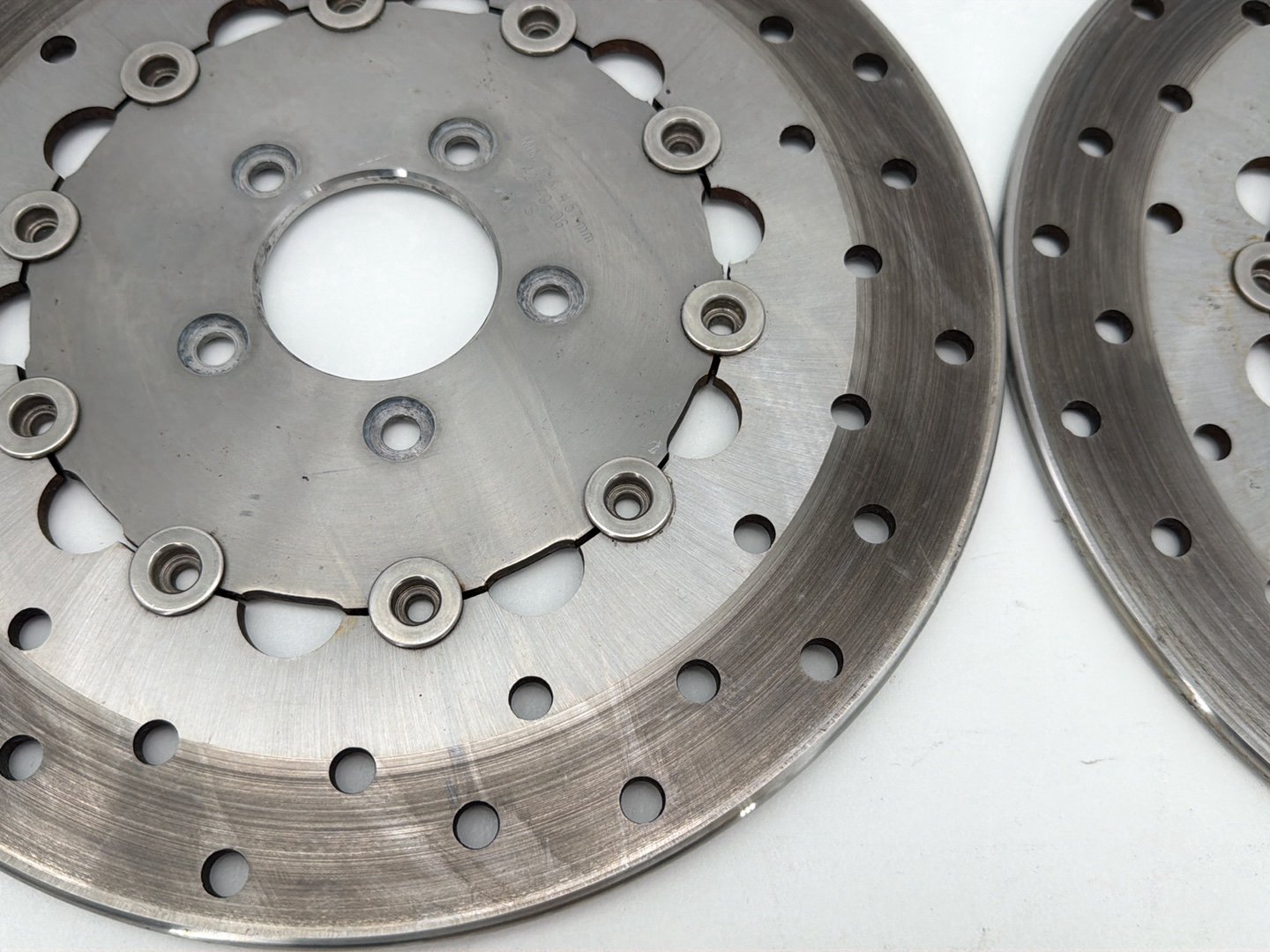 2008 Harley Dyna Fat Bob FXDF OEM Front Brake Rotors Disc Pair